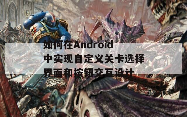如何在Android中實現自定義關卡選擇界面和按鈕交互設計