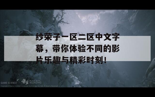 紗榮子一區(qū)二區(qū)中文字幕，帶你體驗不同的影片樂趣與精彩時刻！