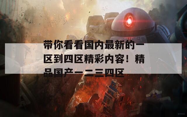 帶你看看國內最新的一區(qū)到四區(qū)精彩內容！精品國產(chǎn)一二三四區(qū)