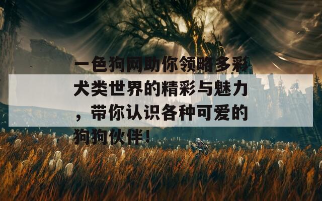 一色狗網(wǎng)助你領(lǐng)略多彩犬類世界的精彩與魅力，帶你認(rèn)識各種可愛的狗狗伙伴！