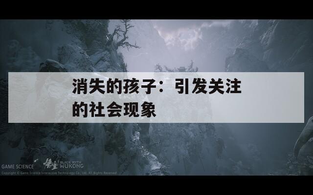 消失的孩子：引發(fā)關(guān)注的社會(huì)現(xiàn)象