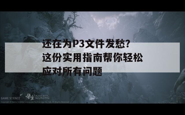 還在為P3文件發(fā)愁？這份實用指南幫你輕松應對所有問題