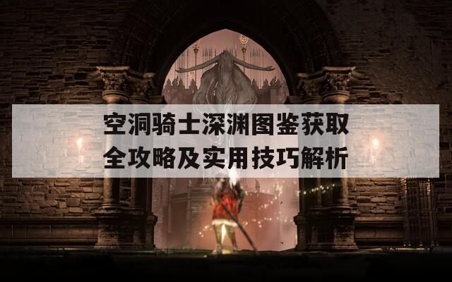 空洞騎士深淵圖鑒獲取全攻略及實用技巧解析