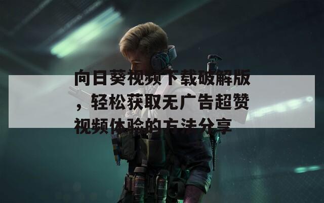 向日葵視頻下載破解版，輕松獲取無廣告超贊視頻體驗的方法分享