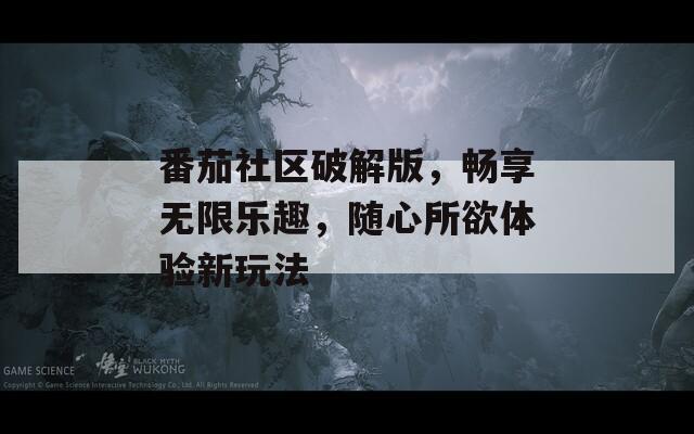 番茄社區(qū)破解版，暢享無限樂趣，隨心所欲體驗新玩法