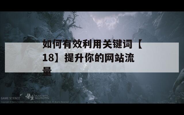 如何有效利用關(guān)鍵詞【18】提升你的網(wǎng)站流量