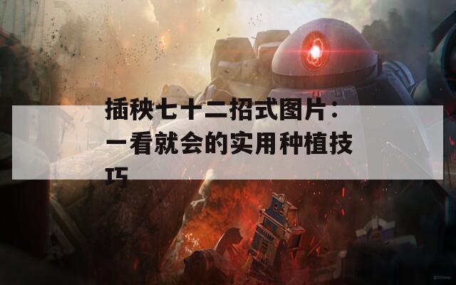 插秧七十二招式圖片：一看就會的實用種植技巧