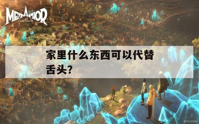 家里什么東西可以代替舌頭？