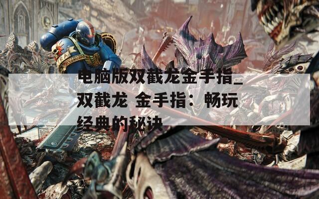 電腦版雙截龍金手指_雙截龍 金手指：暢玩經(jīng)典的秘訣