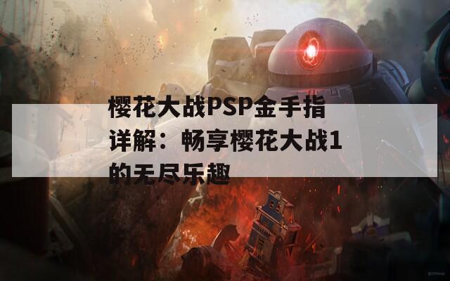 櫻花大戰(zhàn)PSP金手指詳解：暢享櫻花大戰(zhàn)1的無盡樂趣