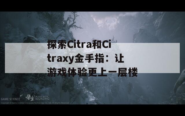 探索Citra和Citraxy金手指：讓游戲體驗(yàn)更上一層樓