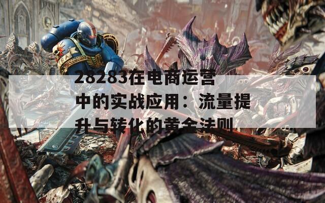 28283在電商運(yùn)營(yíng)中的實(shí)戰(zhàn)應(yīng)用：流量提升與轉(zhuǎn)化的黃金法則