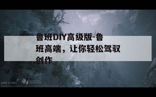 魯班DIY高級(jí)版-魯班高端，讓你輕松駕馭創(chuàng)作
