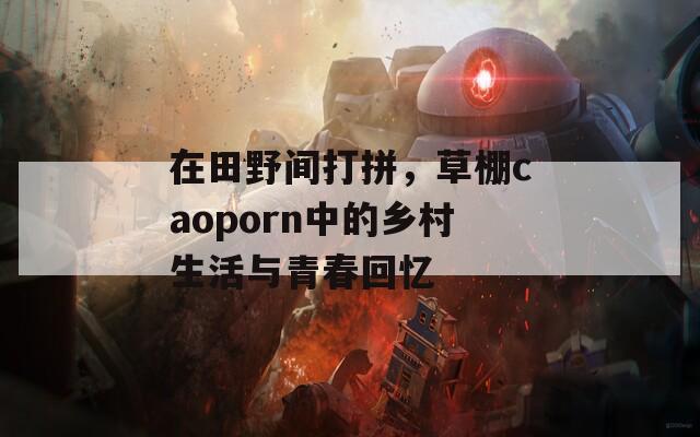 在田野間打拼，草棚caoporn中的鄉(xiāng)村生活與青春回憶