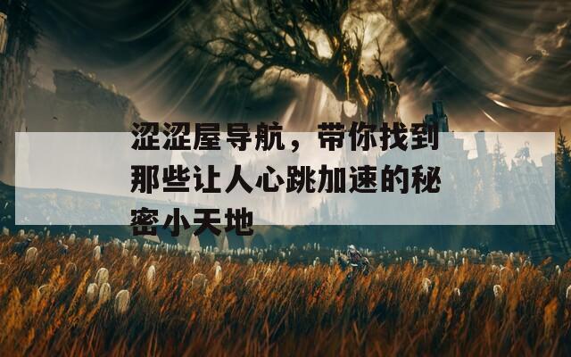 澀澀屋導(dǎo)航，帶你找到那些讓人心跳加速的秘密小天地