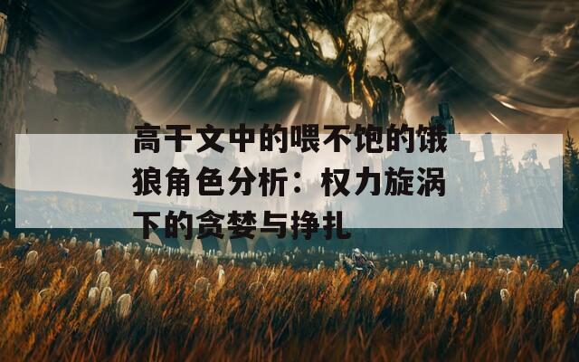 高干文中的喂不飽的餓狼角色分析：權(quán)力旋渦下的貪婪與掙扎