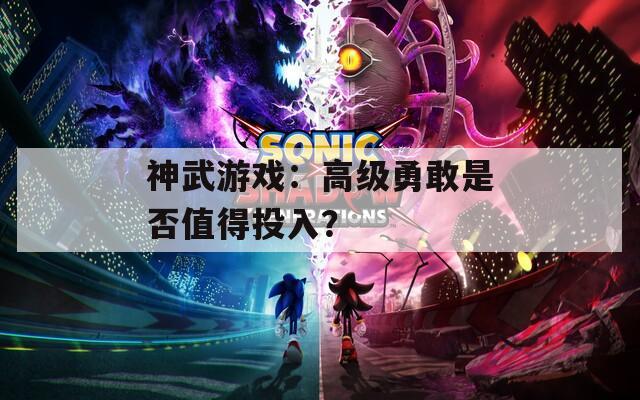 神武游戲：高級勇敢是否值得投入？