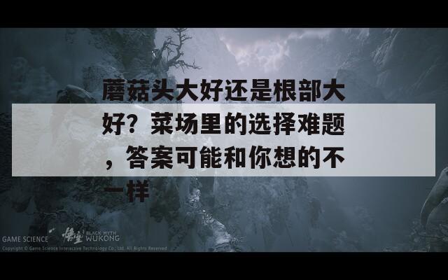 蘑菇頭大好還是根部大好？菜場里的選擇難題，答案可能和你想的不一樣
